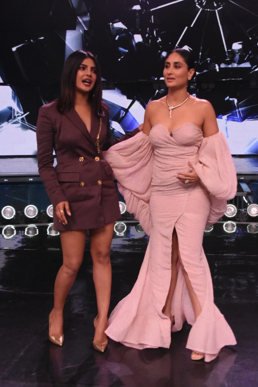 Priyanka Chopra and Farhan Akhtar Promote 'The Sky Is Pink' on the sets of Dance India Dance