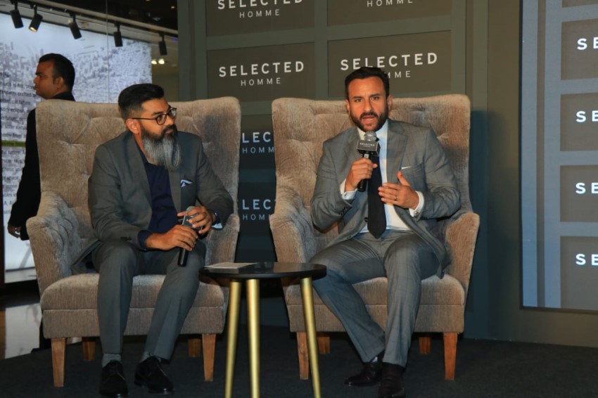 Saif Ali Khan Announced As The Brand Ambassador For The Menswear Brand 'Selected Homme' In Mumbai