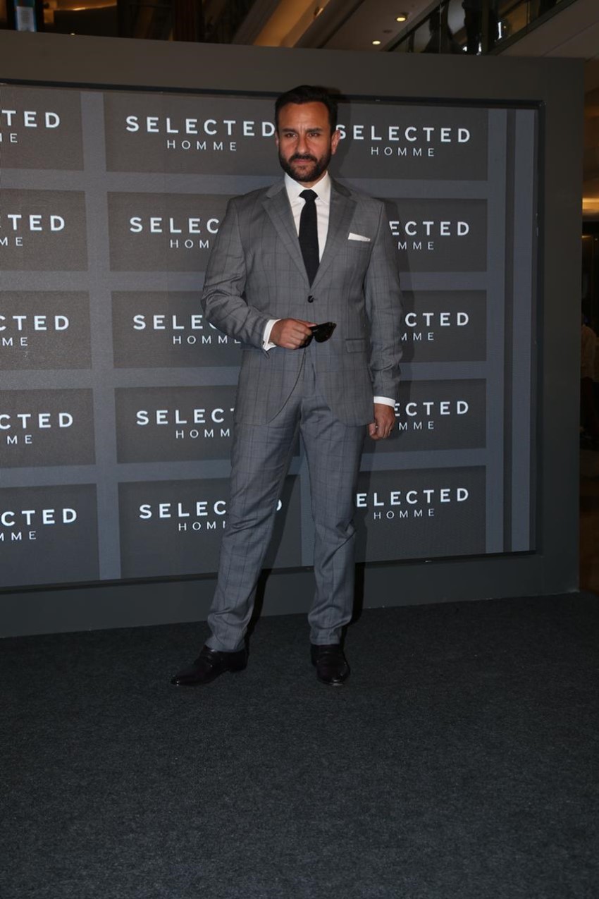 Saif Ali Khan Announced As The Brand Ambassador For The Menswear Brand 'Selected Homme' In Mumbai