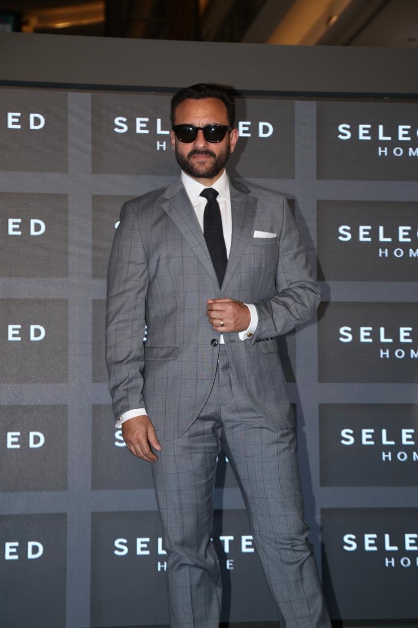 Saif Ali Khan Announced As The Brand Ambassador For The Menswear Brand 'Selected Homme' In Mumbai