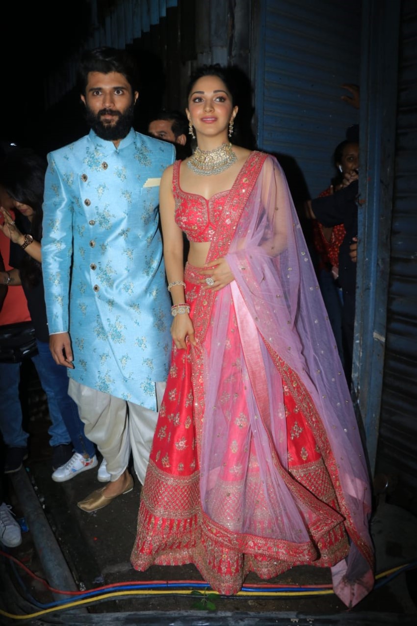 Vijay Devarakonda & Kiara Advani At Filmalaya Studio