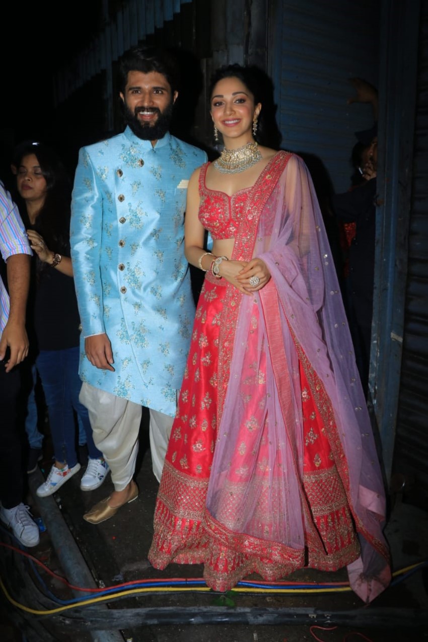 Vijay Devarakonda & Kiara Advani At Filmalaya Studio