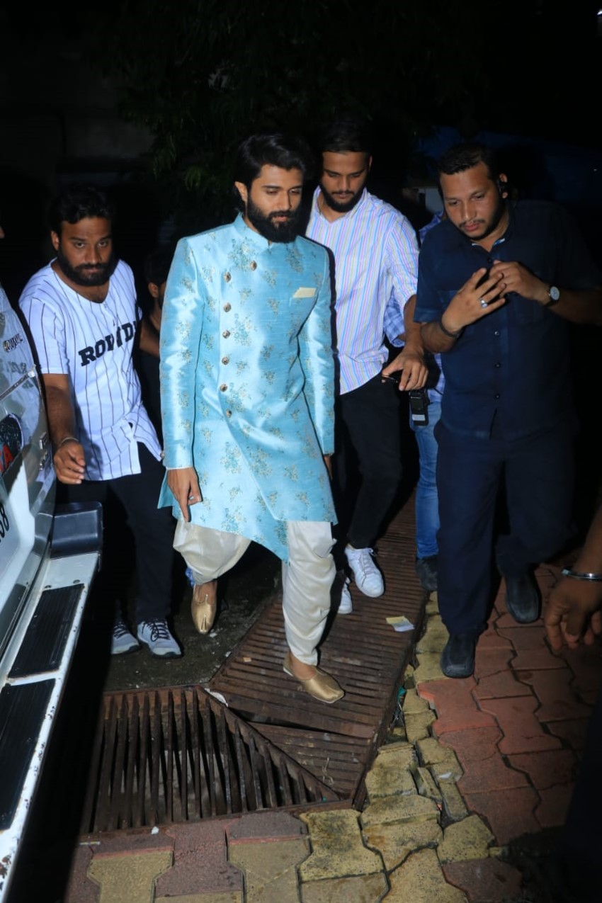 Vijay Devarakonda & Kiara Advani At Filmalaya Studio