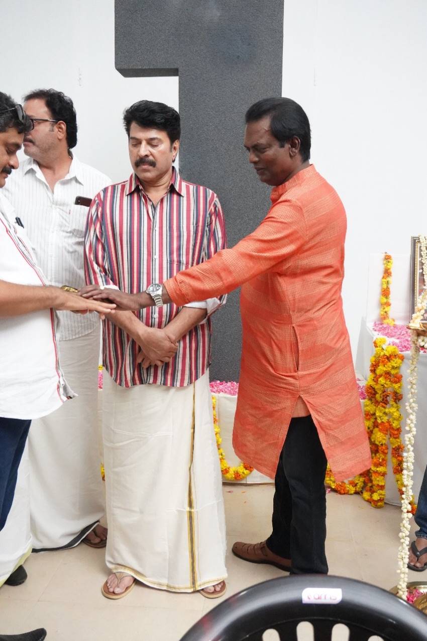 Mammootty New movie 'One' Pooja Photos