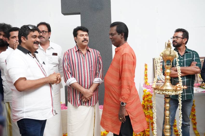 Mammootty New movie 'One' Pooja Photos
