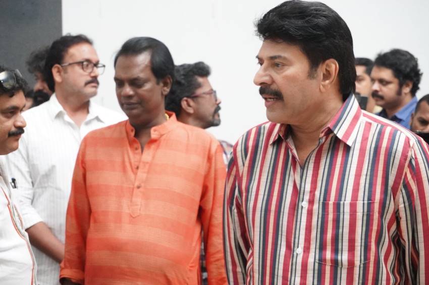Mammootty New movie 'One' Pooja Photos