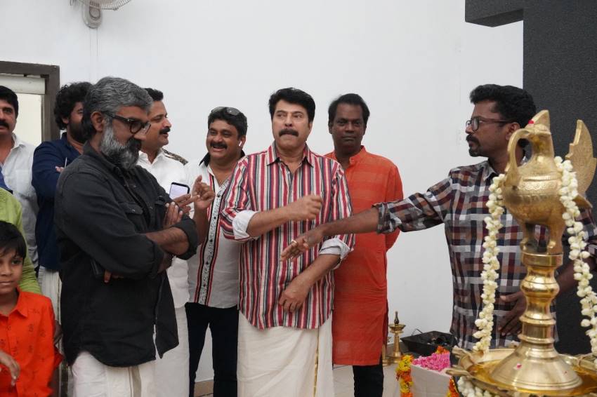 Mammootty New movie 'One' Pooja Photos