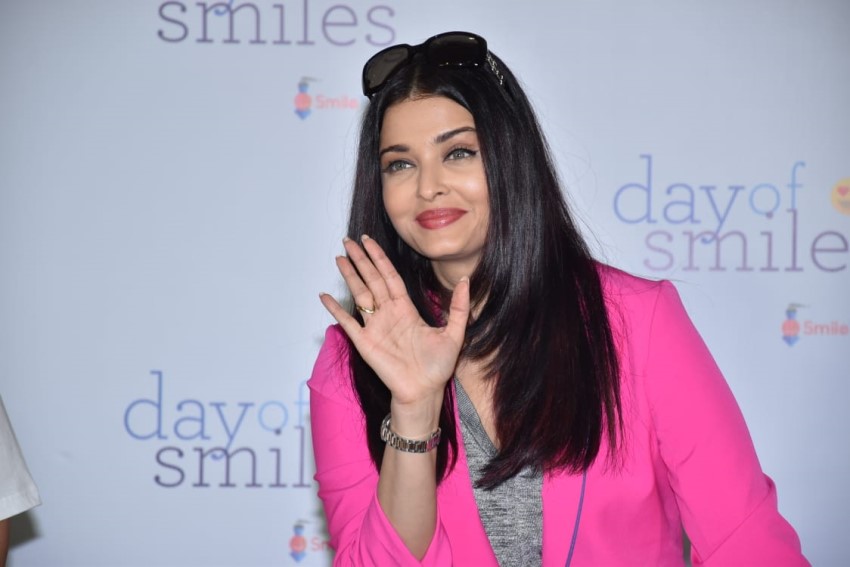 Aishwarya Rai Bachchan with her mother & daughter Aaradhya Bachchan snapped at an event