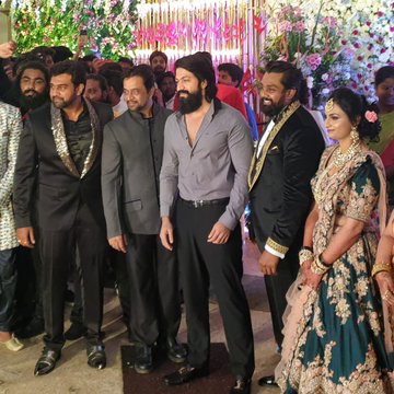 Dhruva Sarja And Prerana Marriage Photos