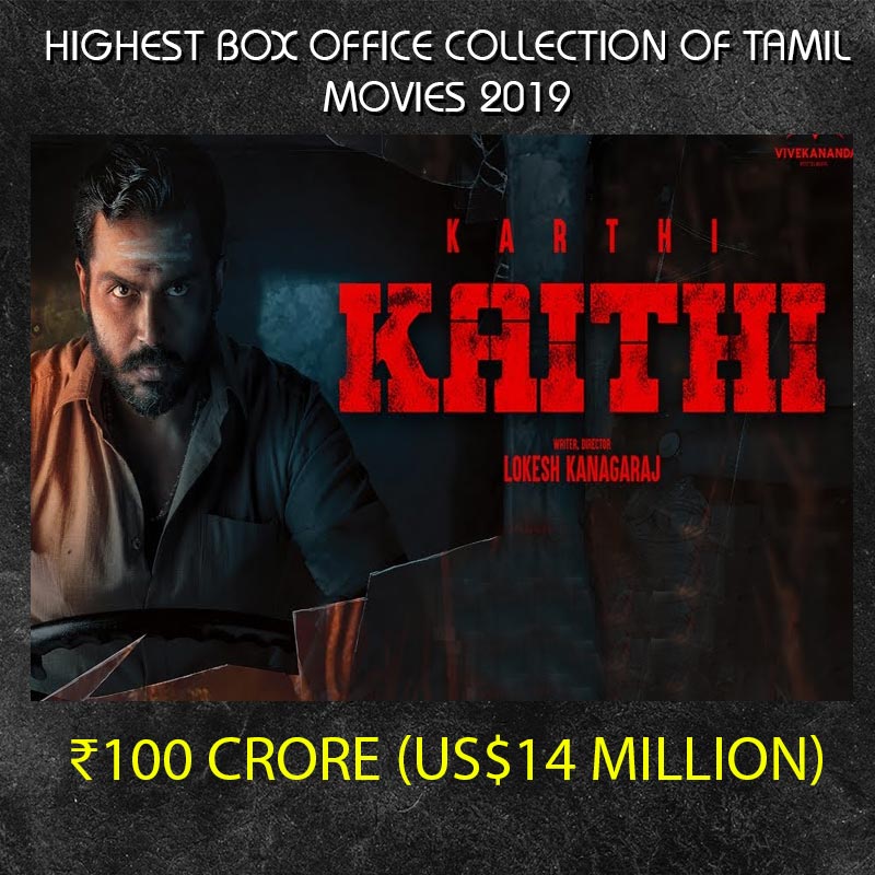 Highest Box Office Collection Of Tamil Movies 2019