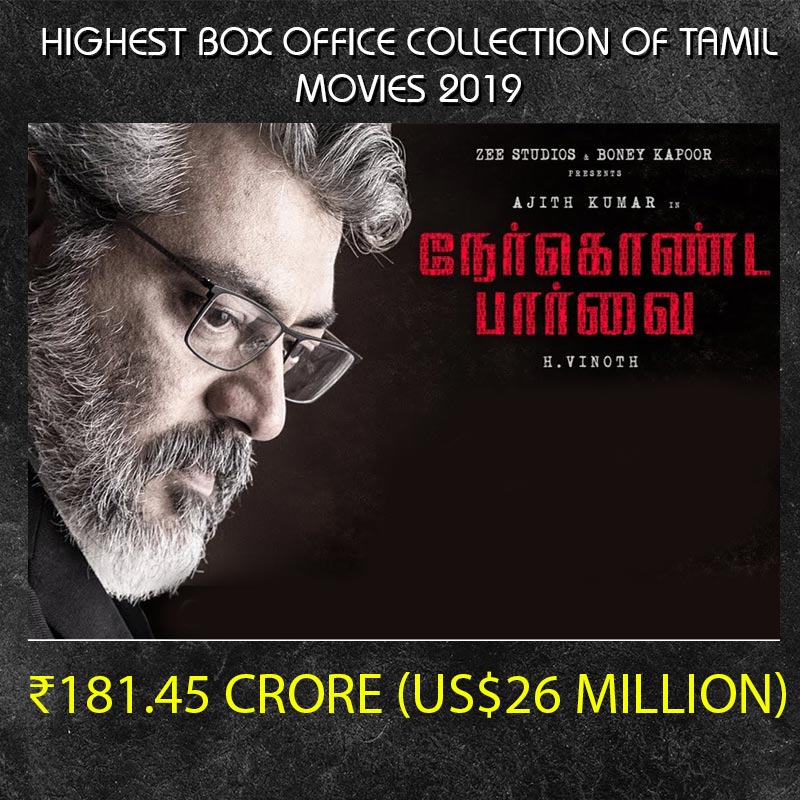 Highest Box Office Collection Of Tamil Movies 2019