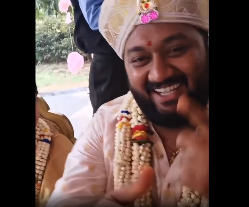 Kannada Rapper All Ok Marriage Photos