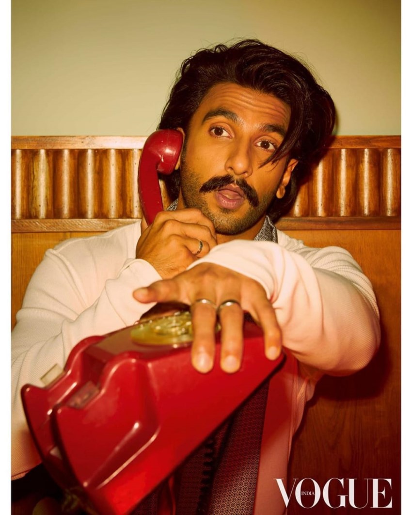 Ranveer Singh latest photoshoot for Vogue India