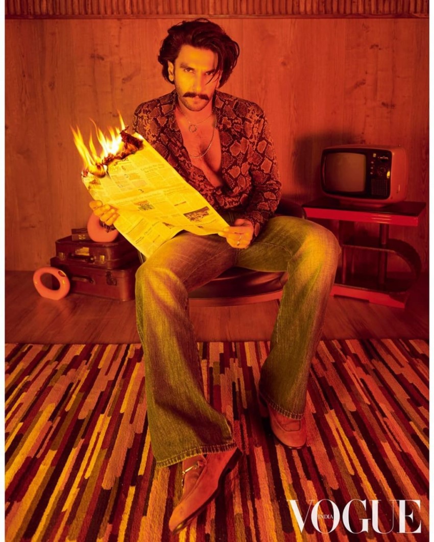 Ranveer Singh latest photoshoot for Vogue India