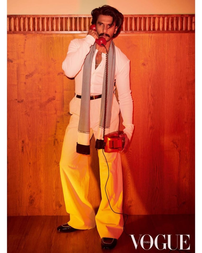 Ranveer Singh latest photoshoot for Vogue India