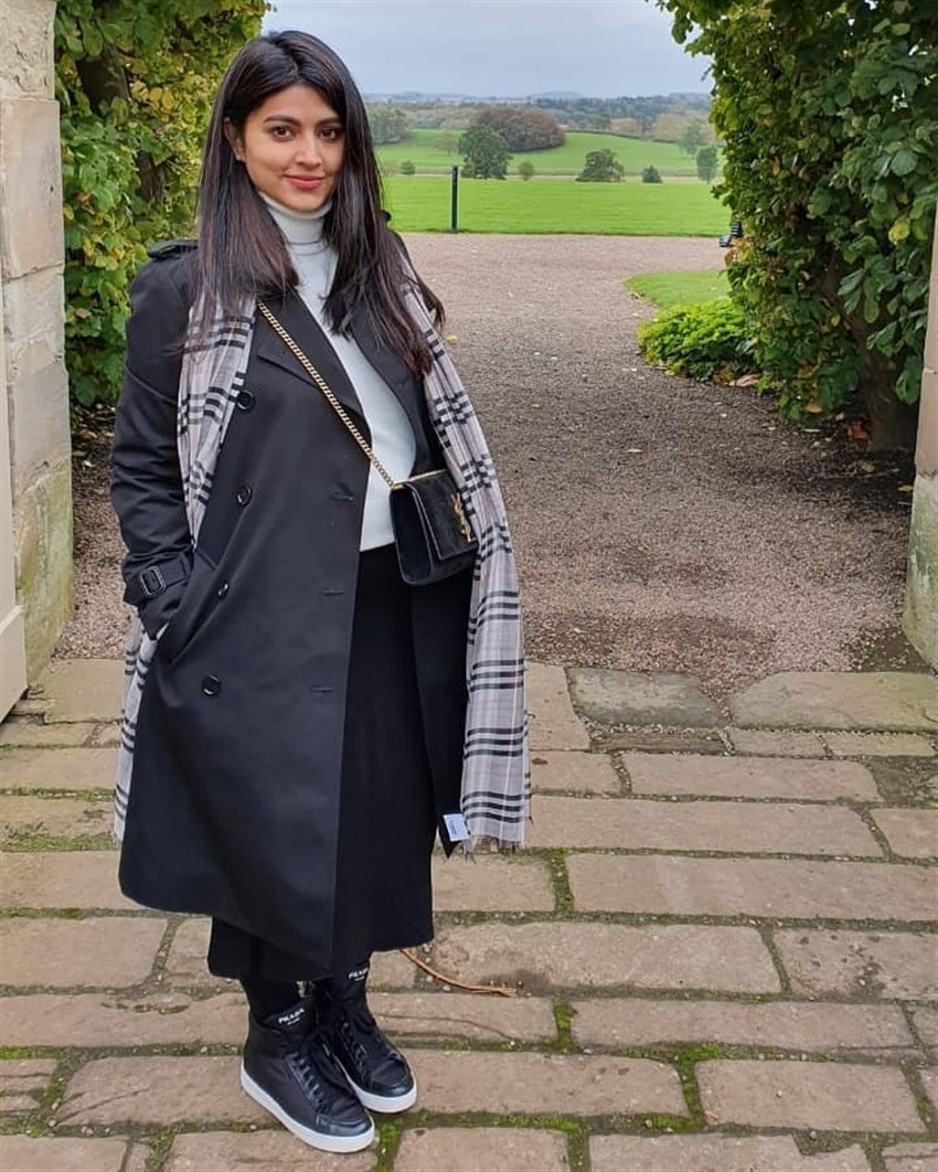 Actress Sneha with her family