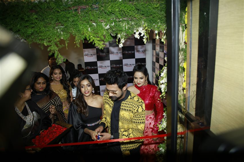 Celebs At Salon Hair Crush Opening