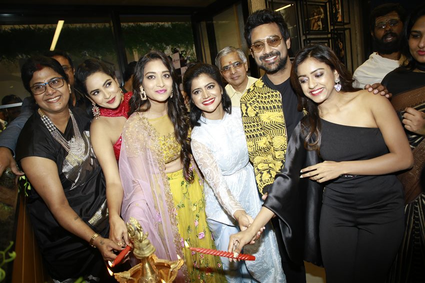 Celebs At Salon Hair Crush Opening