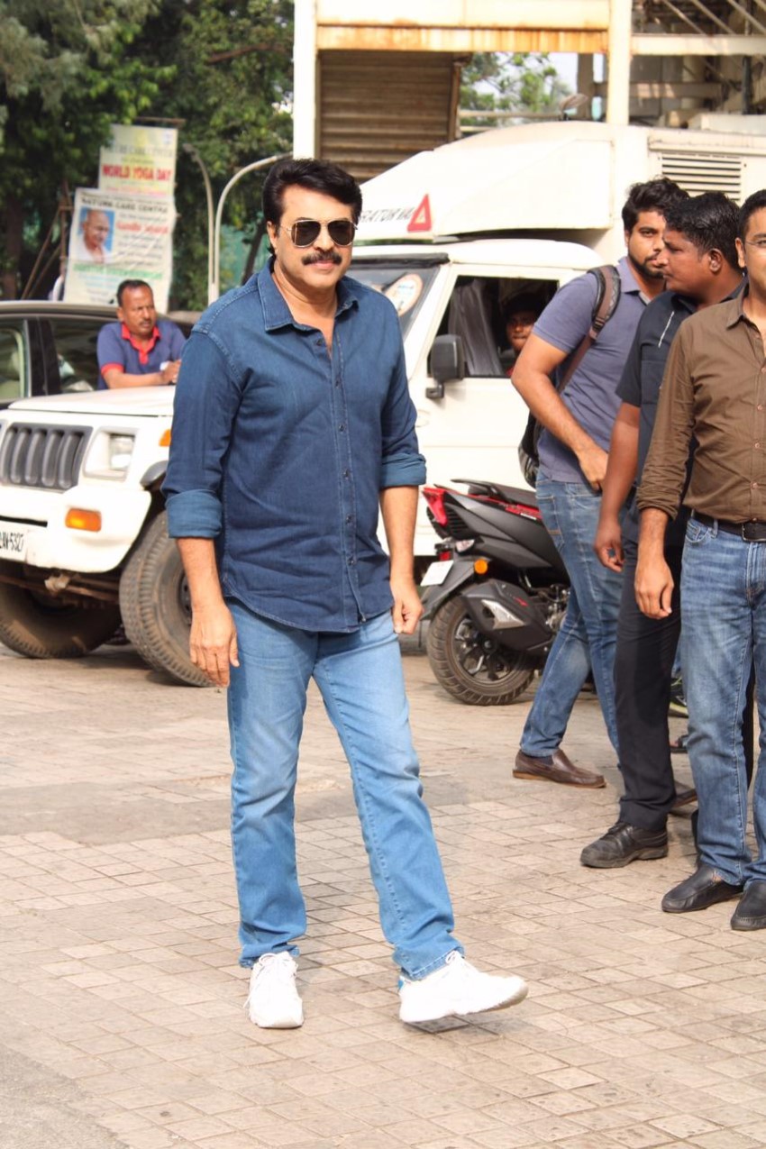 Mammootty, Prachi Tehlan, Iniya & others at Mamangam Trailer Launch in Mumbai