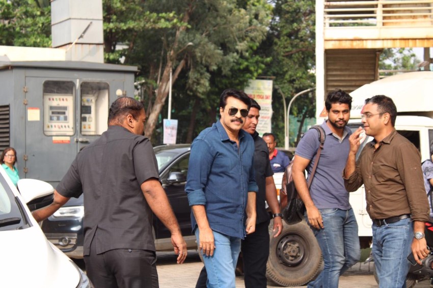 Mammootty, Prachi Tehlan, Iniya & others at Mamangam Trailer Launch in Mumbai