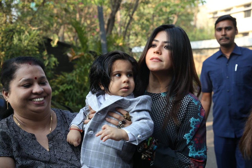 Celebs at Ekta kapoor's son ravie kapoor's birthday celebration