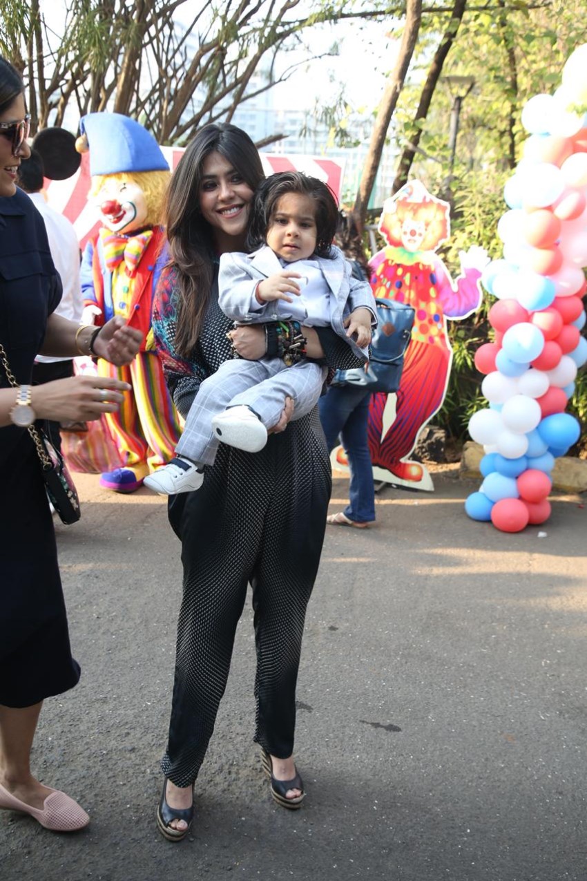 Celebs at Ekta kapoor's son ravie kapoor's birthday celebration