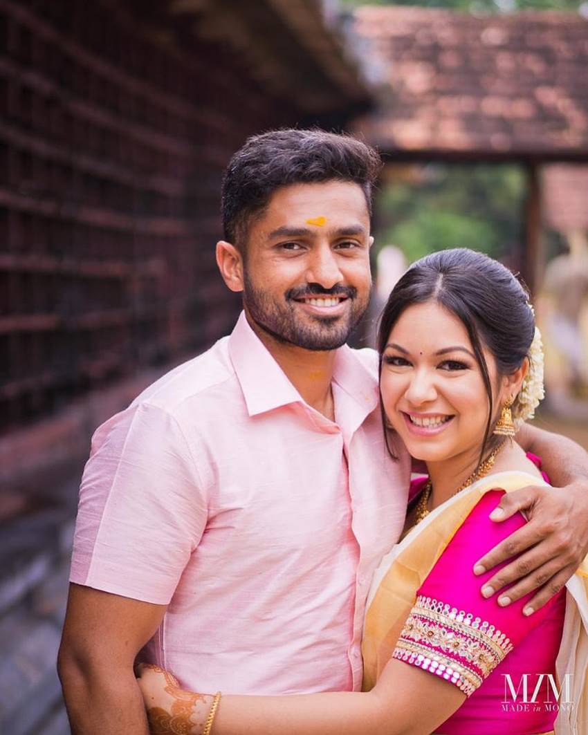 Indian cricketer Karun Nair Weds Sanaya Tankariwala