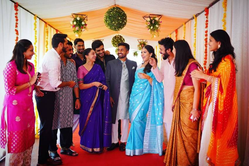 Indian cricketer Karun Nair Weds Sanaya Tankariwala