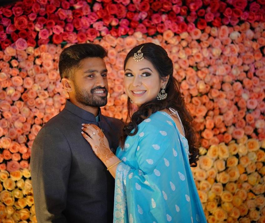 Indian cricketer Karun Nair Weds Sanaya Tankariwala