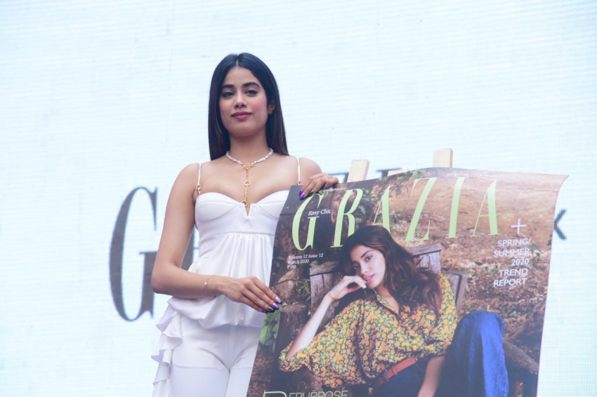 Janhvi Kapoor Unveil Grazia Magazine Cover March 2020