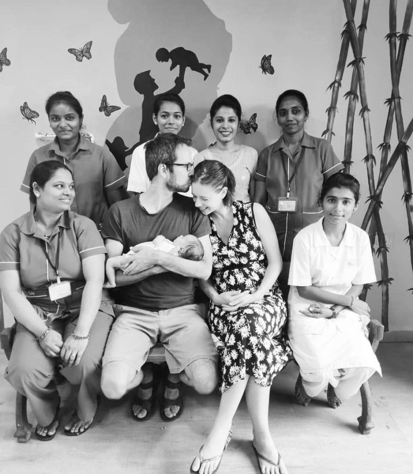 Kalki Koechlin with baby girl 'Sappho' & Family