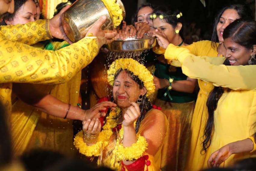 Sowbhagya Venkitesh Haldi Ceremony Photos