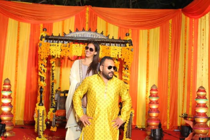 Sowbhagya Venkitesh Haldi Ceremony Photos