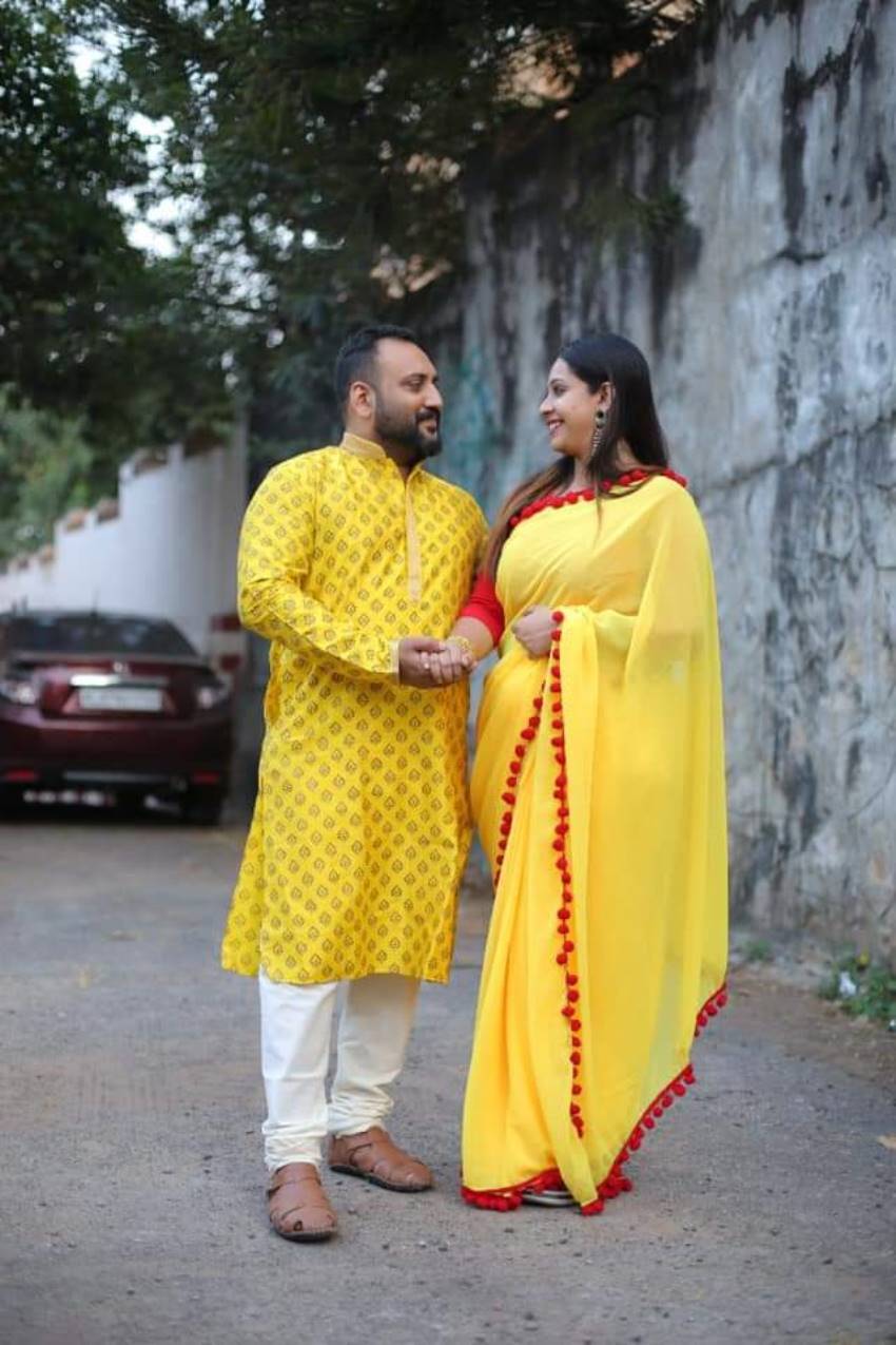 Sowbhagya Venkitesh Haldi Ceremony Photos