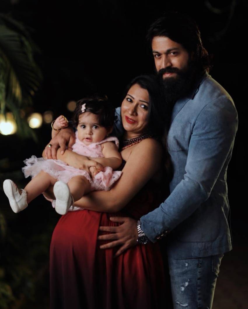 Cutest Photos Of Yash & Radhika Pandit Daughter