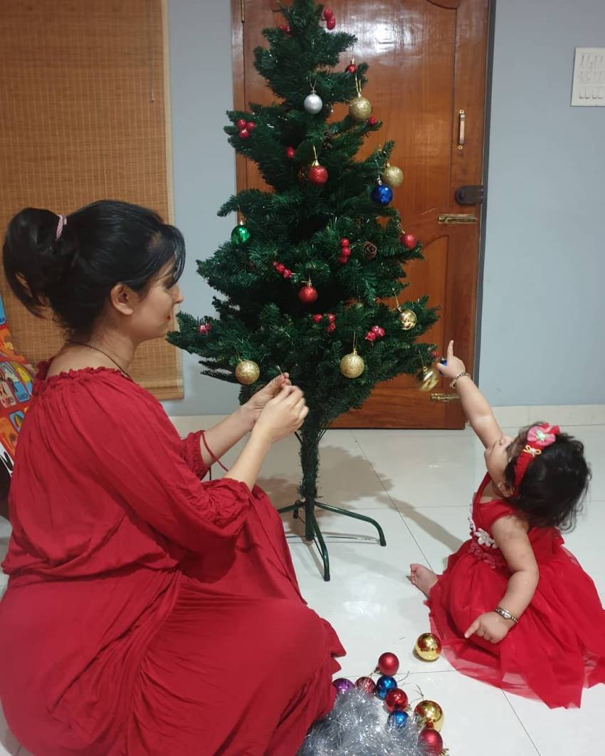 Cutest Photos Of Yash & Radhika Pandit Daughter