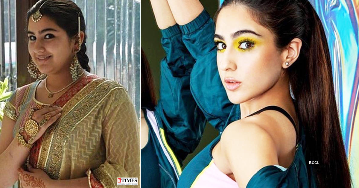 Amazing transformation pictures of Sara Ali Khan Goes viral on Internet