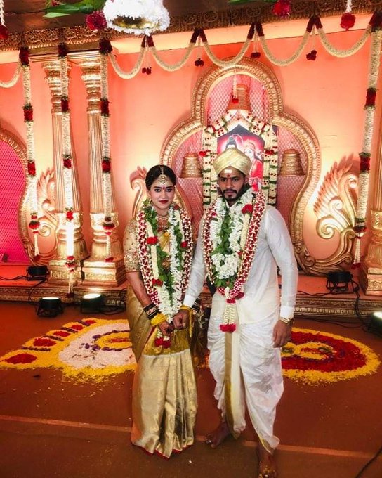 Nikhil Kumaraswamy And Revathi Marriage Photos