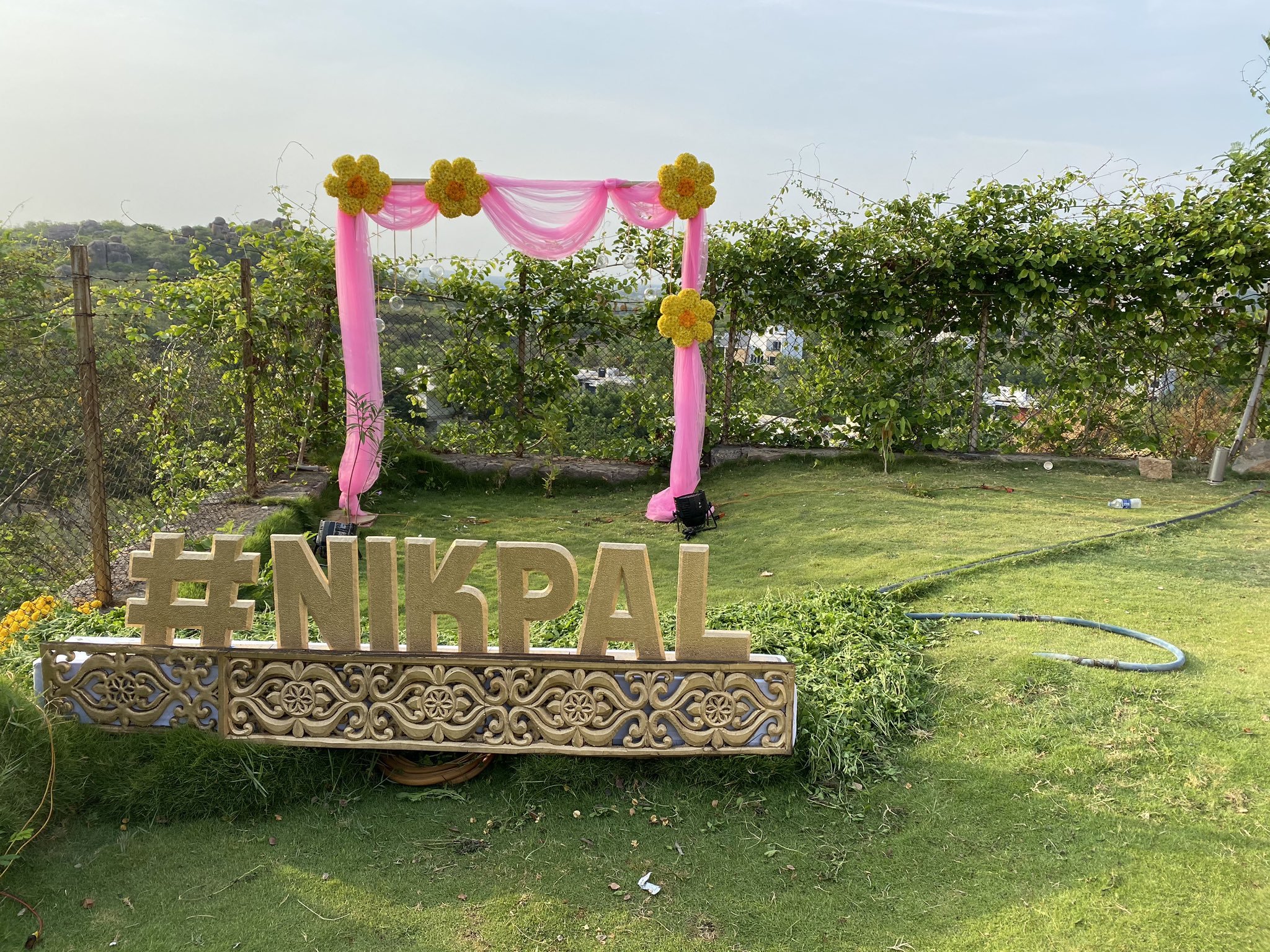 Actor Nikhil Siddharth And Pallavi Marriage Photos