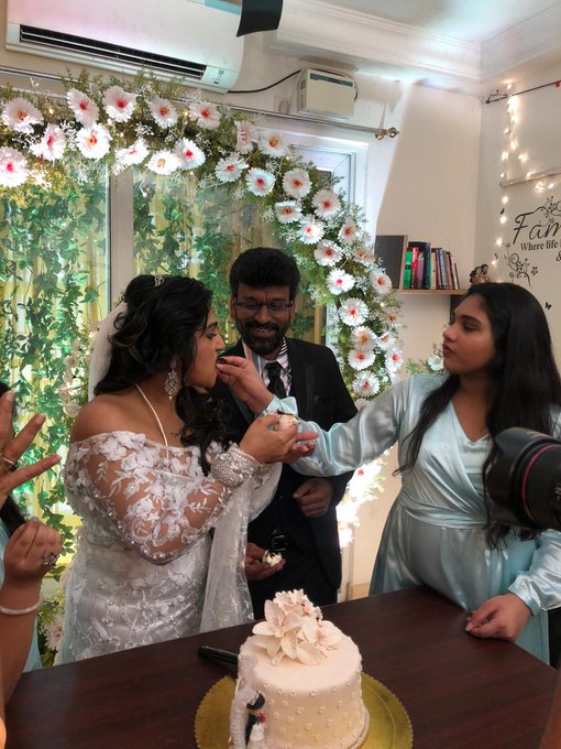 Vanitha Vijayakumar and Peter Paul Wedding Photos
