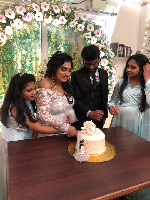 Vanitha Vijayakumar and Peter Paul Wedding Photos
