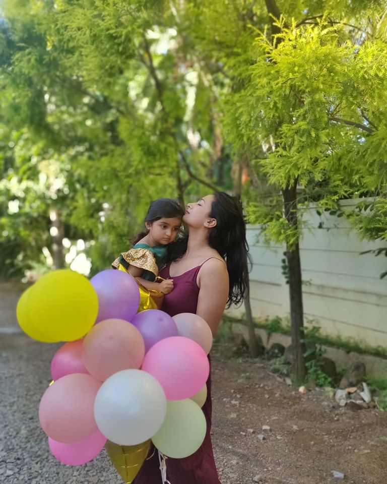 Shwetha Srivatsav Daughter 3rd Birthday Celebration