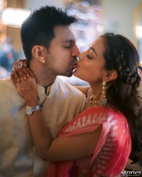 Kajal Agarwal And Gautam Kitchlu Viral Wedding Photos