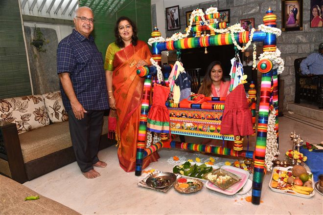 Meghana Raj & Chiru Sarja Son Thotilu Shastra