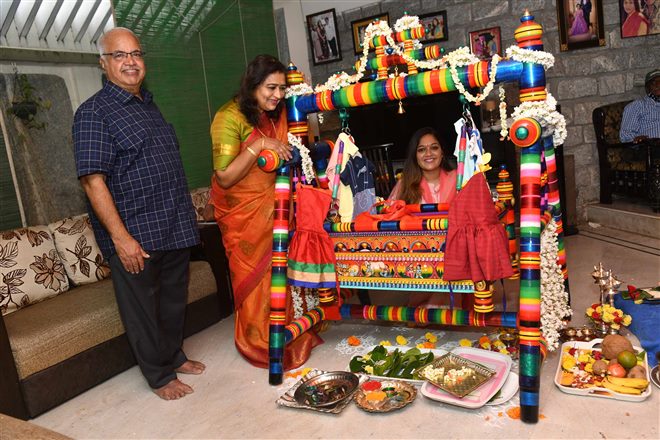 Meghana Raj & Chiru Sarja Son Thotilu Shastra