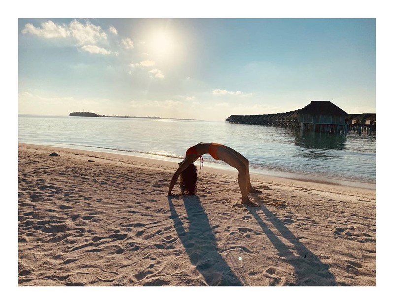 Rakul Preet Singh 2020 South Atoll Dhidhoofinolhu Maldives Vacation Photos