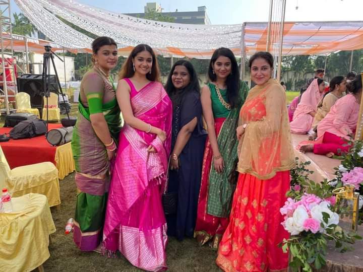 Keerthy Suresh At Her Close Friend wedding
