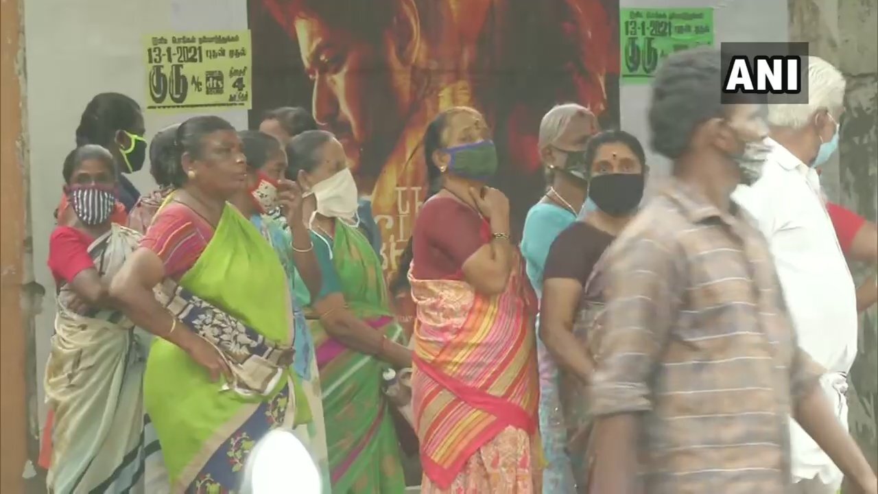 Fans Celebrate Grand  Master Movie Release