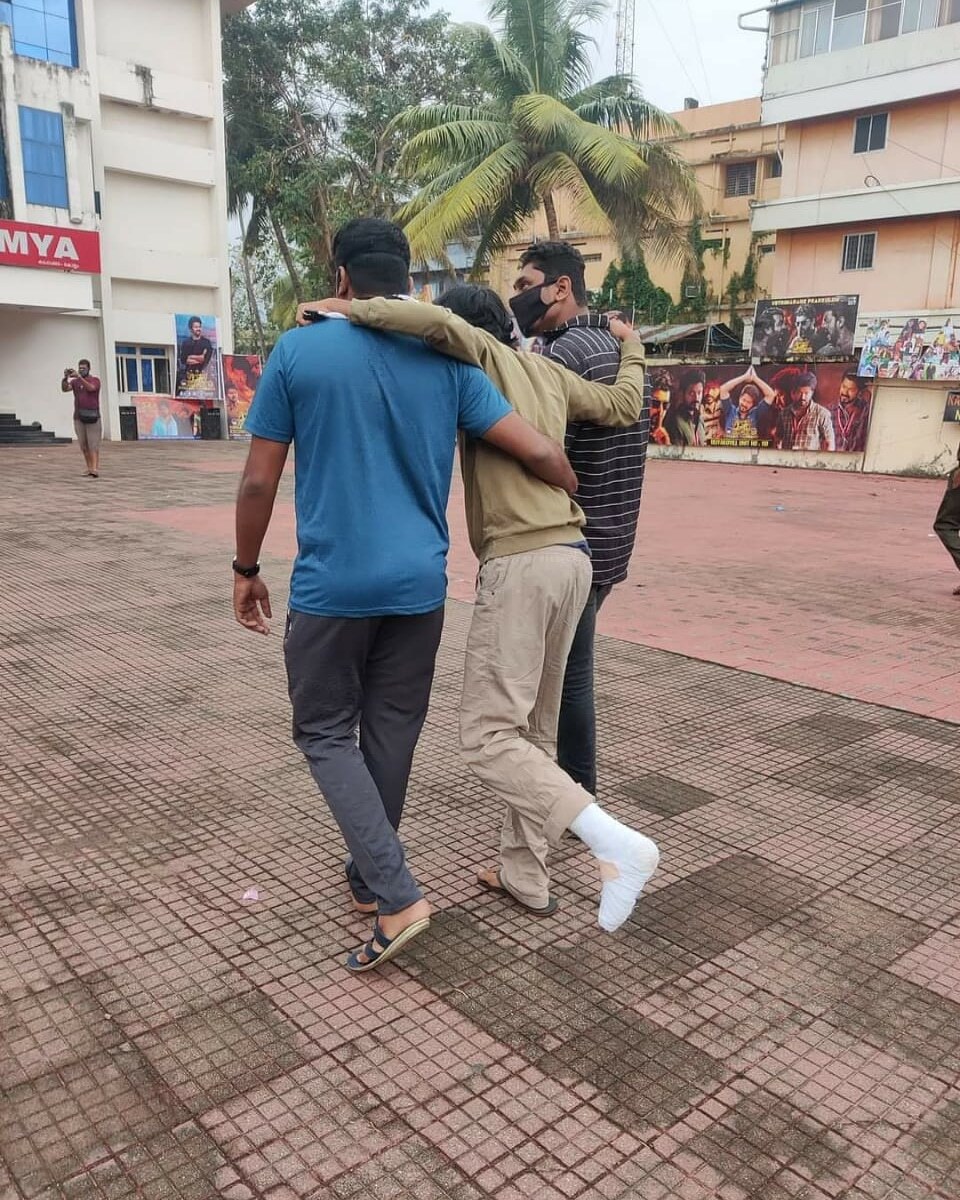 Fans Celebrate Grand  Master Movie Release