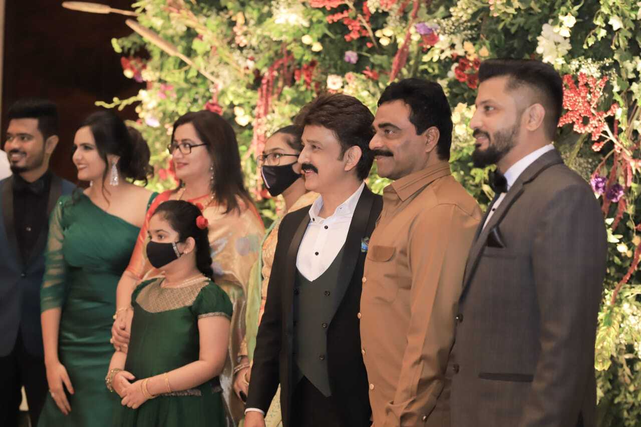 Ramesh Arvind Daughter Niharika  Wedding Reception Photos